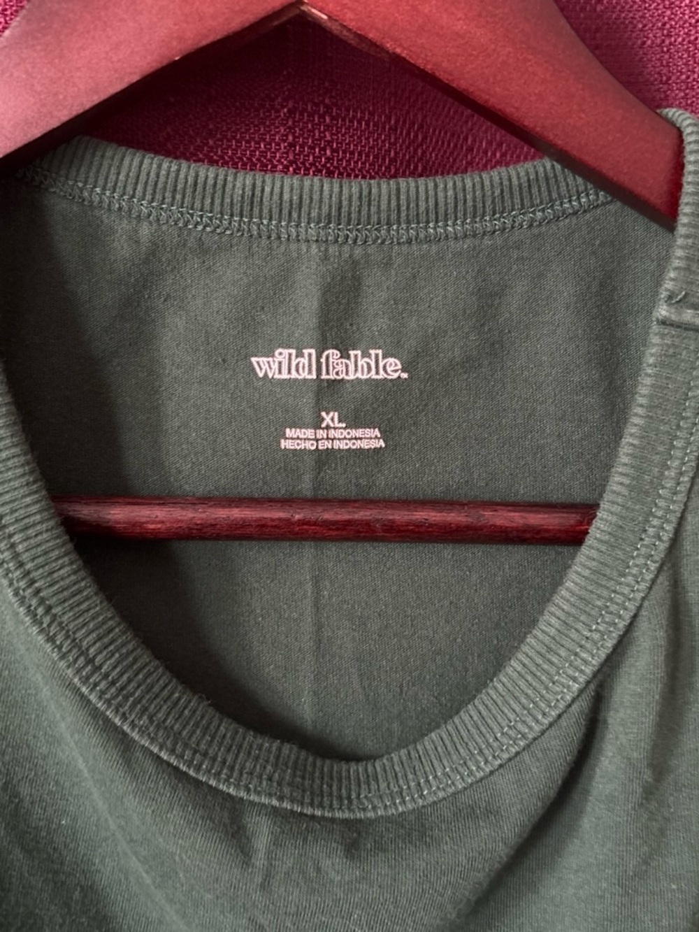 wild fable Men's Olive Green Crewneck Sweater